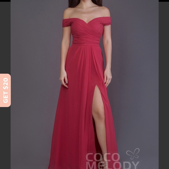 EUC Coco Melody Ski Patrol Sheath Chiffon Dress - Picture 4 of 7